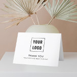Cartão De Agradecimento Logotipo Moderno Obrigado<br><div class="desc">Cartões de agradecimentos moderno para negócios.</div>