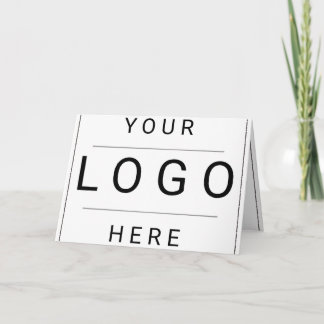 Cartão De Agradecimento Logotipo Personalizado