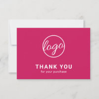 Logotipo personalizado Fuschia simples, rosa-quent