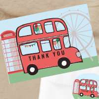 Londres Bus Birthday - Obrigado