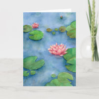 Lotus flower watercolor