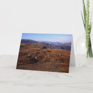 Cartão De Agradecimento Loughrigg Fell Cumbria Inglaterra
