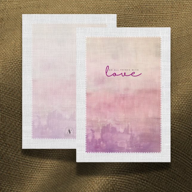 Cartão De Agradecimento 'Love' Heather & Dusk Graduation Gift Insert Card (Criador carregado)