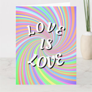 Cartão De Agradecimento Love Is Love Pried Vazio Note Card