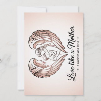 Cartão De Agradecimento Love Like A Mother Mother's Day Christian Card