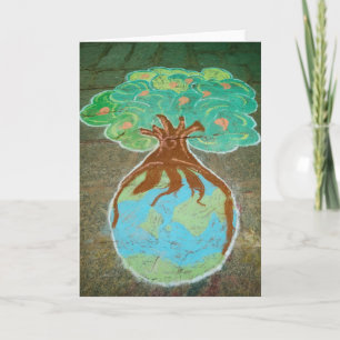 Cartão De Agradecimento Love our Earth