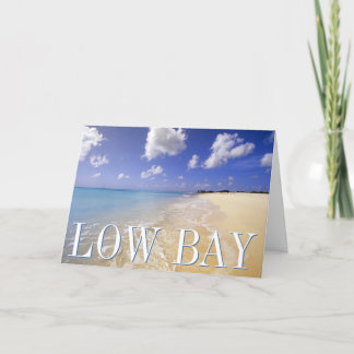 Cartão De Agradecimento Low Bay Beach, Barbuda, Antígua | Obrigado