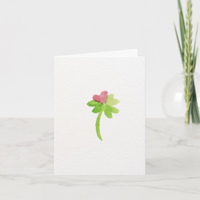 Cartão De Agradecimento Lucky You're Mine Valentine's Day Card (Frente)