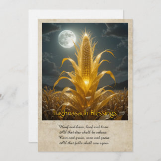 Cartão De Agradecimento Lughnasadh Lammas Greeting Card
