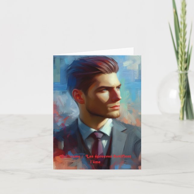 Cartão De Agradecimento Lumière sur ton Chemin, carte pour tous (Frente)