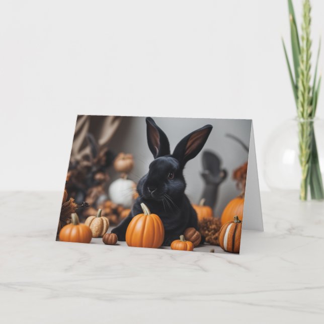 Cartão De Agradecimento Luna getting ready for Halloween (Frente)