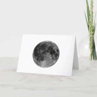 Cartão De Agradecimento Luna llena Tarjeta de agradecimiento