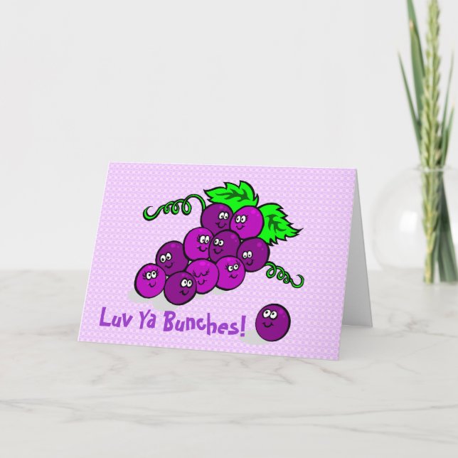 Cartão De Agradecimento Luv Ya Bunches! (Frente)