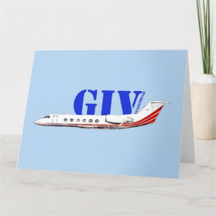 Cartão De Agradecimento Luxurioso Gulfstream IV Jet Privado