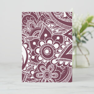 Cartão De Agradecimento Luxury Mandala 44