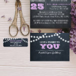 Cartão De Agradecimento Luzes Lilac Bat Mitzvah Obrigado Nota<br><div class="desc">Mostre sua gratidão em estilo com este chique. Cada linha de texto é totalmente personalizável,  incluindo mensagem dentro opcional,  para dizer exatamente o que você quer (excluir para deixar vazio).</div>