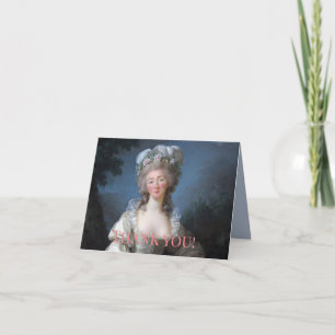 Cartão De Agradecimento Madame du Barry
