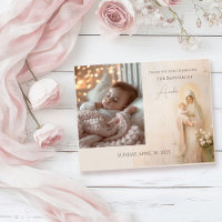 Mãe Mary com batismo bebê