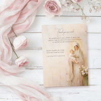 Mãe Mary com batismo bebê
