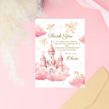Magnífica Princesa Rosa Bebê Menina Obrigada