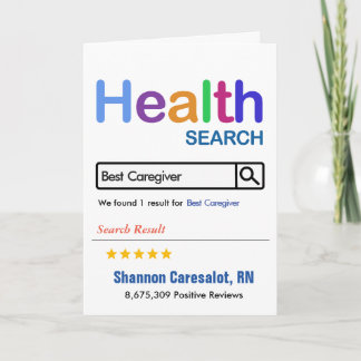 Cartão De Agradecimento Magnífico cuidador