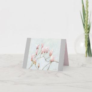 Cartão De Agradecimento Magnolia Blossom Note Card