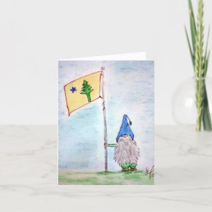 Cartão De Agradecimento Maine Flag