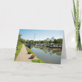 Cartão De Agradecimento Mais alto do Canal Macclesfield Poynton Cheshire