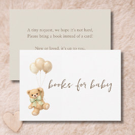 Cartão De Agradecimento Mal Podemos Esperar Livros de Ursinho de Pelúcia p