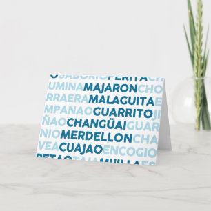 Cartão De Agradecimento Malaguita