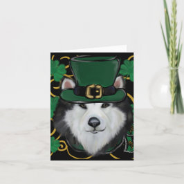 Cartão De Agradecimento Malamute do Alasca