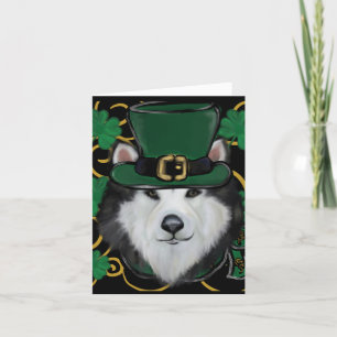 Cartão De Agradecimento Malamute do Alasca