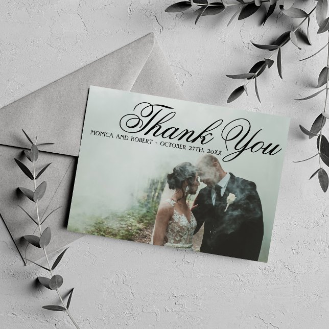 Cartão De Agradecimento Malvado Laranja Negro De Halloween Obrigado (Criador carregado)