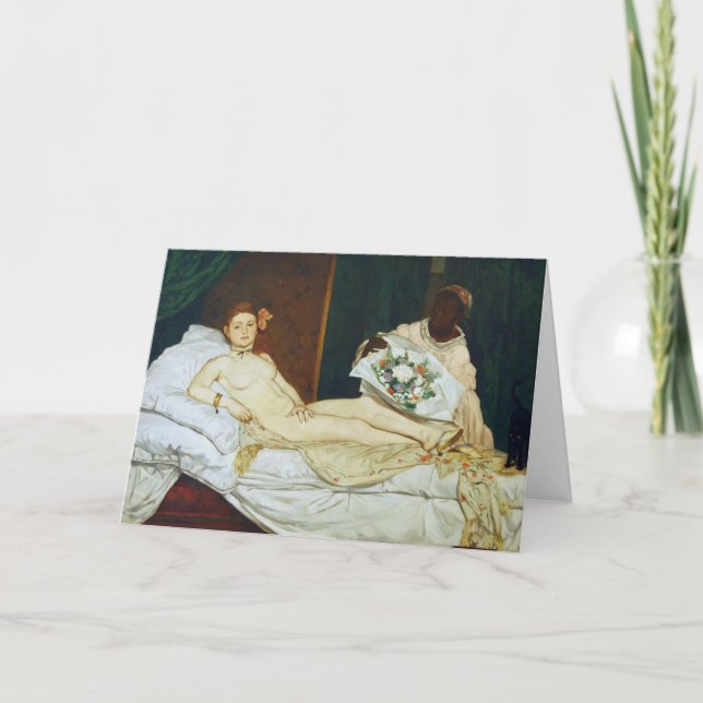 Cartão De Agradecimento Manet's Olympia (Frente)