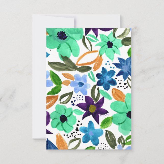 Cartão De Agradecimento Manhã Casa de agradecimentos (Frente)