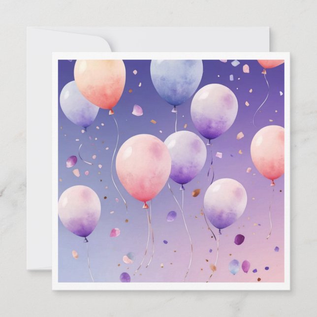 Cartão De Agradecimento Maravilha de Aquarela (Frente)