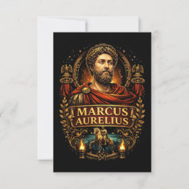 Cartão De Agradecimento Marcus Aurelius