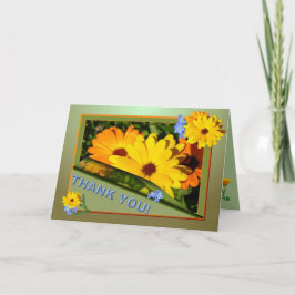 Cartão De Agradecimento MARIGOLD 'THANK YOU'  card