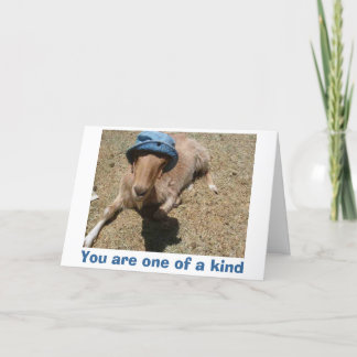 Cartão De Agradecimento Marilyn em seu chapéu do sol, você é um de um tipo