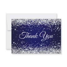 Marinho aniversário de 40 anos brilhante de prata