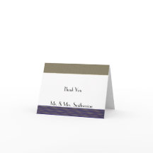 Marinho Art Deco Posh Wedh Obrigado