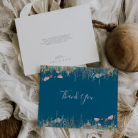 Marinho Feliz Casamento Flat Boho Wildflower