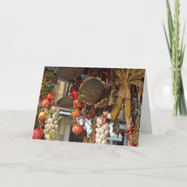 Cartão De Agradecimento Market Stall Florence