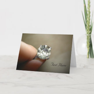 Cartão De Agradecimento Marry Me Diamond Ring Card