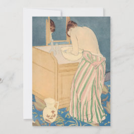 Cartão De Agradecimento Mary Cassatt - Mulher Bathing