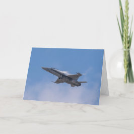 Cartão De Agradecimento McDonnell Douglas F/A-18 Hornet