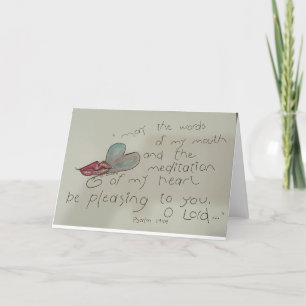 Cartão De Agradecimento Mediações do Meu Coração