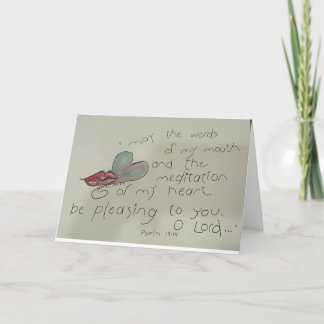 Cartão De Agradecimento Mediações do Meu Coração