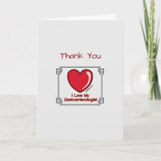 Cartão De Agradecimento Medical Thank You Gastroenterologist
