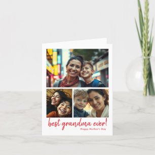 Cartão De Agradecimento Melhor Mãe Nunca   Foto personalizada Dia das Mães